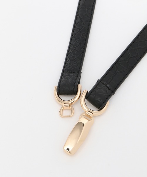 Heather（ヘザー）の「ビットホソベルト　826227（ベルト・レディース・ブラック/ベージュ/ブラウン/ブラウン系その他/ゴールド/シルバー/パイソン/ベージュ系/ブラウン系/ブラック系・FREE）」の15枚目の写真