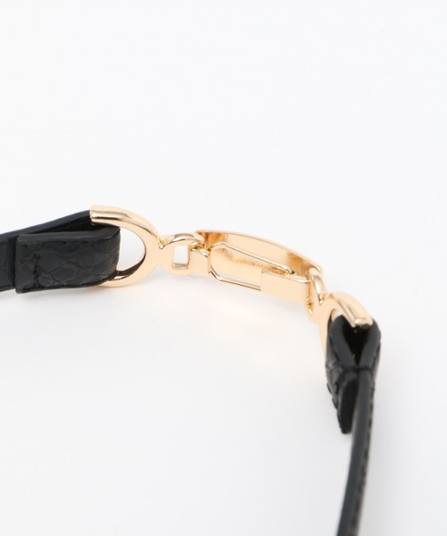 Heather（ヘザー）の「ビットホソベルト　826227（ベルト・レディース・ブラック/ベージュ/ブラウン/ブラウン系その他/ゴールド/シルバー/パイソン/ベージュ系/ブラウン系/ブラック系・FREE）」の16枚目の写真