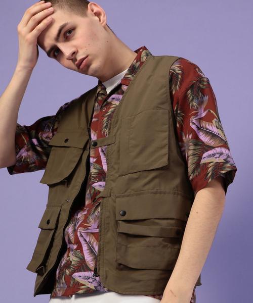 coen（コーエン）の「【MEN’S NON-NO2月号掲載】ナイロンタッサーユーティリティベスト(UTILITY LINE)（ベスト・メンズ・ブラック/オリーブ・SMALL/MEDIUM/LARGE）」の12枚目の写真