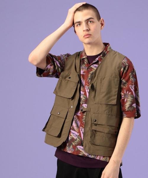 coen（コーエン）の「【MEN’S NON-NO2月号掲載】ナイロンタッサーユーティリティベスト(UTILITY LINE)（ベスト・メンズ・ブラック/オリーブ・SMALL/MEDIUM/LARGE）」の13枚目の写真