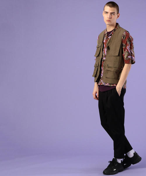 coen（コーエン）の「【MEN’S NON-NO2月号掲載】ナイロンタッサーユーティリティベスト(UTILITY LINE)（ベスト・メンズ・ブラック/オリーブ・SMALL/MEDIUM/LARGE）」の15枚目の写真