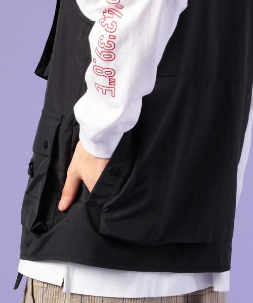 coen（コーエン）の「【MEN’S NON-NO2月号掲載】ナイロンタッサーユーティリティベスト(UTILITY LINE)（ベスト・メンズ・ブラック/オリーブ・SMALL/MEDIUM/LARGE）」の8枚目の写真