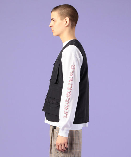 coen（コーエン）の「【MEN’S NON-NO2月号掲載】ナイロンタッサーユーティリティベスト(UTILITY LINE)（ベスト・メンズ・ブラック/オリーブ・SMALL/MEDIUM/LARGE）」の19枚目の写真