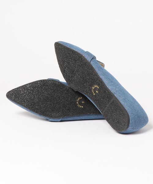 KOBE LETTUCE（コウベレタス）の「ポインテッドトゥフラットローファーパンプス（パンプス・レディース・ブラック/ベージュ/オレンジ/ホワイト系その他/ブルー系その他・LL/S/M/L）」の7枚目の写真