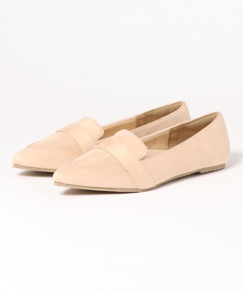 KOBE LETTUCE（コウベレタス）の「ポインテッドトゥフラットローファーパンプス（パンプス・レディース・ブラック/ベージュ/オレンジ/ホワイト系その他/ブルー系その他・LL/S/M/L）」の9枚目の写真