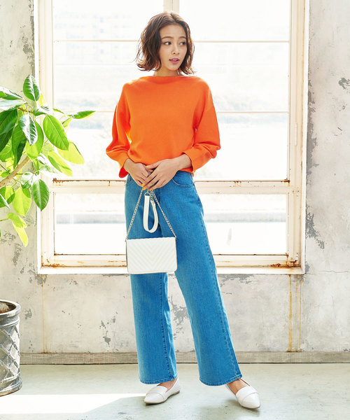 KOBE LETTUCE（コウベレタス）の「ポインテッドトゥフラットローファーパンプス（パンプス・レディース・ブラック/ベージュ/オレンジ/ホワイト系その他/ブルー系その他・LL/S/M/L）」の16枚目の写真