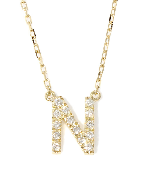 AHKAH（アーカー）の「イニシャルネックレス（ネックレス）」 WEAR