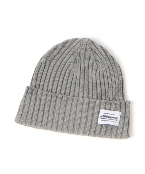 GLOBAL WORK（グローバルワーク）の「リブワッチキャップ/820478（ニットキャップ/ビーニー・メンズ・グレー/ライトグリーン/ライトブルー/ブラック/ネイビー/ホワイト/ライトイエロー・FREE）」の4枚目の写真