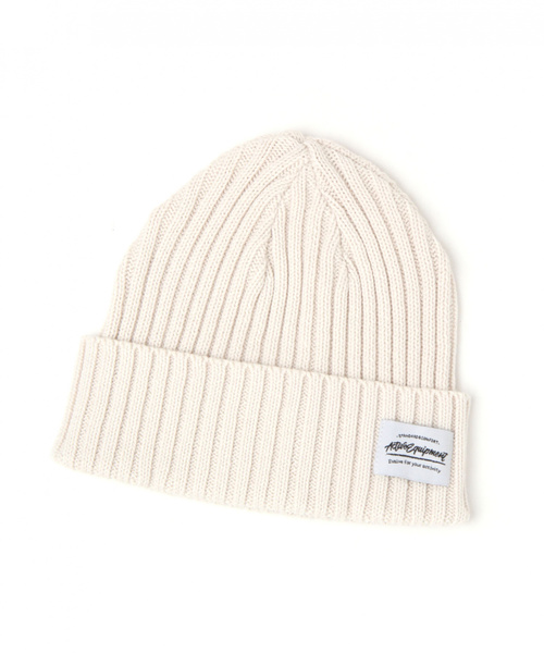 GLOBAL WORK（グローバルワーク）の「リブワッチキャップ/820478（ニットキャップ/ビーニー・メンズ・グレー/ライトグリーン/ライトブルー/ブラック/ネイビー/ホワイト/ライトイエロー・FREE）」の2枚目の写真