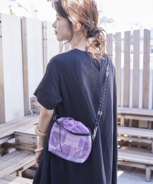 CONTROL FREAK / CTFK（コントロールフリーク）の「メッシュショルダー（ショルダーバッグ・レディース・ホワイト/ブラック/ライム/ラベンダー・FREE）」の4枚目の写真