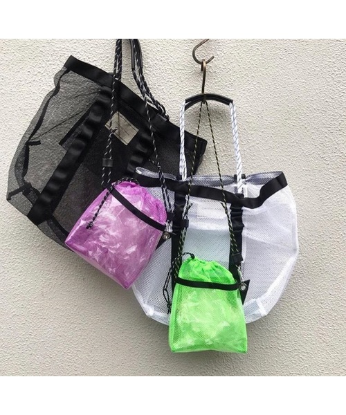 CONTROL FREAK / CTFK（コントロールフリーク）の「メッシュショルダー（ショルダーバッグ・レディース・ホワイト/ブラック/ライム/ラベンダー・FREE）」の6枚目の写真