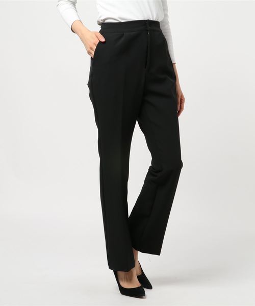 archives（アルシーヴ）の「ダブルクロスベルボトムパンツ（その他パンツ・レディース・モカ/ネイビー/ブラック・MEDIUM）」の2枚目の写真