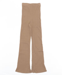 reca | リブフレアパンツ スリット入り(レギンス/スパッツ)