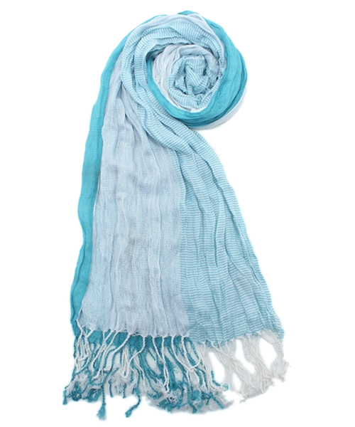 RATTLE TRAP（ラトルトラップ）の「3面ストール（ストール/ショール・メンズ・ホワイト系その他/ホワイト×ブルー/ホワイト×ネイビー/ホワイト×ピンク・FREE）」の3枚目の写真