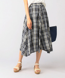DECOY SINCE 1981 | 綿麻チェックイレヘムスカート(スカート)
