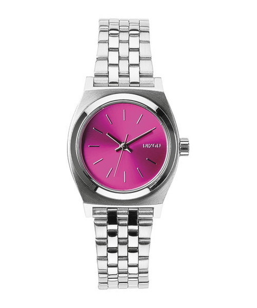 NIXON（ニクソン）の「THE SMALL TIME TELLER（アナログ腕時計・レディース・シルバー/シルバー×ブルー/ゴールド/ピンクゴールド/ガンメタ/ピンク/コーラル/ゴールド系その他/プラム/その他1/シルバー×ゴールド・FREE）」の3枚目の写真