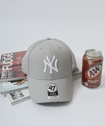 '47（フォーティーセブン）の「MLB公認 ’47BRAND MVP BBCAP LA NY ビッグ チームロゴ刺繍 ベースボールキャップ（キャップ）」
