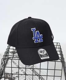 '47（フォーティーセブン）の「MLB公認 ’47BRAND MVP BBCAP LA NY ビッグ チームロゴ刺繍 ベースボールキャップ（キャップ）」