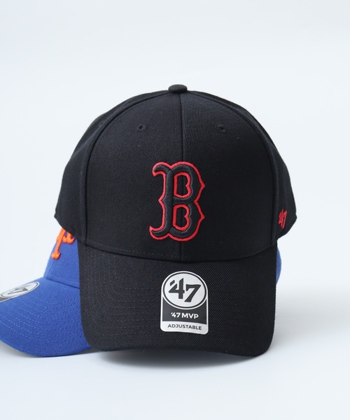 MLB公認 '47BRAND MVP BBCAP LA NY ビッグ チームロゴ刺繍 ベース