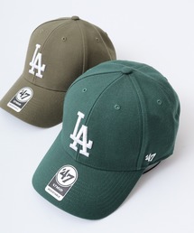 '47（フォーティーセブン）の「MLB公認 ’47BRAND MVP BBCAP LA NY ビッグ チームロゴ刺繍 ベースボールキャップ（キャップ）」