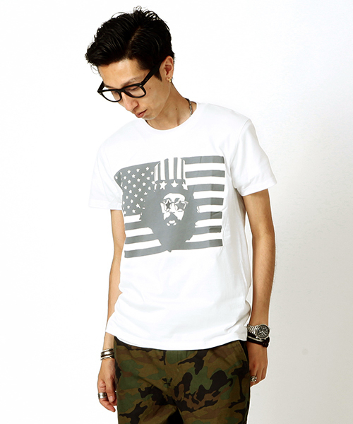 BEAMS T（ビームスティー）の「【SPECIAL PRICE】BEAMS T / FLAG TEE（Tシャツ/カットソー・メンズ・ホワイト/グレー・LARGE/MEDIUM/X-LARGE/SMALL）」の12枚目の写真