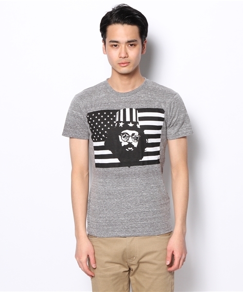 BEAMS T（ビームスティー）の「【SPECIAL PRICE】BEAMS T / FLAG TEE（Tシャツ/カットソー・メンズ・ホワイト/グレー・LARGE/MEDIUM/X-LARGE/SMALL）」の7枚目の写真