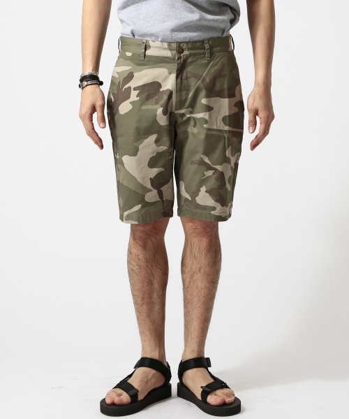 BEAMS（ビームス）の「○BEAMS / カモフラージュ柄 ベーシックショーツ（チノパンツ・メンズ・ブラウン/ベージュ・LARGE/SMALL/MEDIUM/X-LARGE）」の3枚目の写真