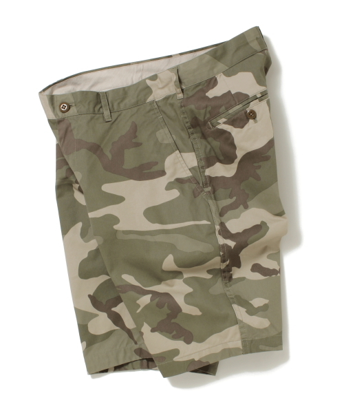 BEAMS（ビームス）の「○BEAMS / カモフラージュ柄 ベーシックショーツ（チノパンツ・メンズ・ブラウン/ベージュ・LARGE/SMALL/MEDIUM/X-LARGE）」の9枚目の写真