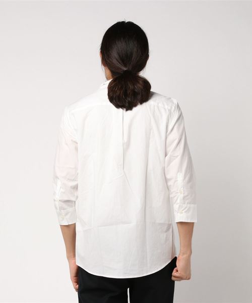 Magine（マージン）の「【Magine】CTN TYPEWRITER STANDARD SHIRTS 3/4SL:コットン タイプライター スタンダード シャツ 3/4　スリーブ（シャツ/ブラウス・メンズ・ホワイト/ブラック/ネイビー/グリーン・44/46/48）」の13枚目の写真