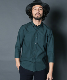 【Magine】CTN TYPEWRITER STANDARD SHIRTS 3/4SL:コットン タイプライター スタンダード シャツ 3/4 スリーブ