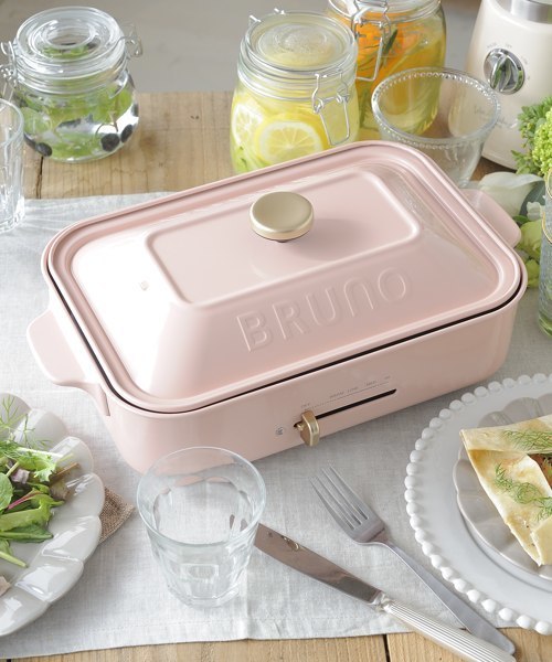 BRUNO（ブルーノ）の「コンパクトホットプレート（キッチン家電・レディース・ホワイト/レッド/サーモンピンク/ブラウン/ピンク/ネイビー/ピンク系その他/ライトピンク/ライトグリーン・ﾌﾘ-）」の8枚目の写真