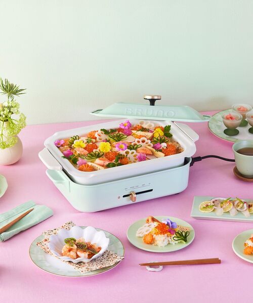 BRUNO（ブルーノ）の「コンパクトホットプレート（キッチン家電・レディース・ホワイト/レッド/サーモンピンク/ブラウン/ピンク/ネイビー/ピンク系その他/ライトピンク/ライトグリーン・ﾌﾘ-）」の20枚目の写真