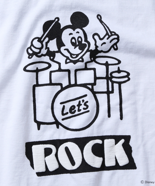 BEAMS（ビームス）の「FUJI ROCK FESTIVAL'14 / “Let's ROCK”（Tシャツ/カットソー・メンズ・ホワイト/ブラック・X-LARGE/MEDIUM/SMALL/LARGE）」の3枚目の写真