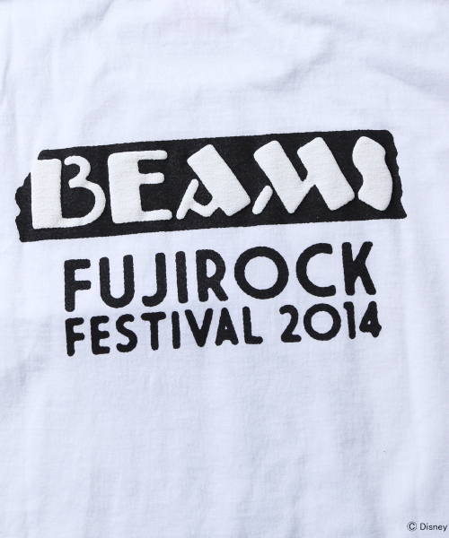 BEAMS（ビームス）の「FUJI ROCK FESTIVAL'14 / “Let's ROCK”（Tシャツ/カットソー・メンズ・ホワイト/ブラック・X-LARGE/MEDIUM/SMALL/LARGE）」の10枚目の写真
