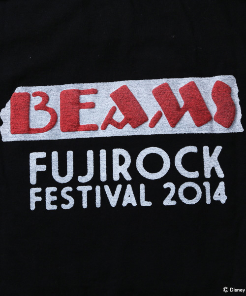BEAMS（ビームス）の「FUJI ROCK FESTIVAL'14 / “Let's ROCK”（Tシャツ/カットソー・メンズ・ホワイト/ブラック・X-LARGE/MEDIUM/SMALL/LARGE）」の5枚目の写真