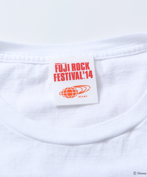 BEAMS（ビームス）の「FUJI ROCK FESTIVAL'14 / “Let's ROCK”（Tシャツ/カットソー・メンズ・ホワイト/ブラック・X-LARGE/MEDIUM/SMALL/LARGE）」の6枚目の写真