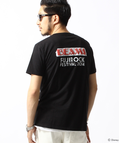 BEAMS（ビームス）の「FUJI ROCK FESTIVAL'14 / “Let's ROCK”（Tシャツ/カットソー・メンズ・ホワイト/ブラック・X-LARGE/MEDIUM/SMALL/LARGE）」の17枚目の写真