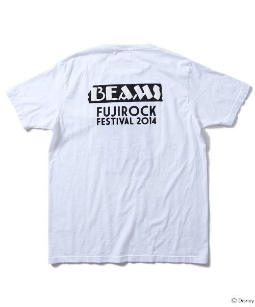 BEAMS（ビームス）の「FUJI ROCK FESTIVAL'14 / “Let's ROCK”（Tシャツ/カットソー・メンズ・ホワイト/ブラック・X-LARGE/MEDIUM/SMALL/LARGE）」の8枚目の写真
