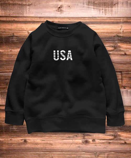 THE CASUAL(カジュアル)の「パイル起毛プリントトレーナー スウェット キッズ(スウェット・キッズ・A/T/S/R/Q/P/O/N/M/L/K/J/I/H/G/F/E/D/C/B・110cm/120cm/130cm/140cm/150cm/160cm/100cm)」の10枚目の写真