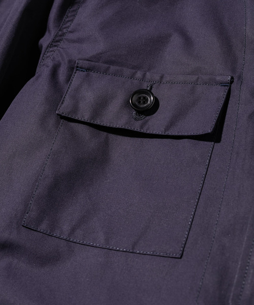 MR.OLIVE（ミスターオリーブ）の「TOUGH & THIN MATERIAL / ワーカーズ ショート カバーオール(CPOシャツジャケット)（カバーオール・メンズ・ブラック/ネイビー/アーミー・SMALL/MEDIUM/LARGE）」の8枚目の写真