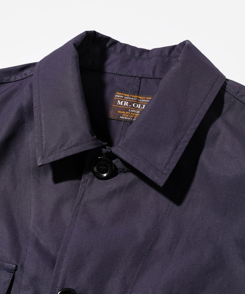 MR.OLIVE（ミスターオリーブ）の「TOUGH & THIN MATERIAL / ワーカーズ ショート カバーオール(CPOシャツジャケット)（カバーオール・メンズ・ブラック/ネイビー/アーミー・SMALL/MEDIUM/LARGE）」の7枚目の写真