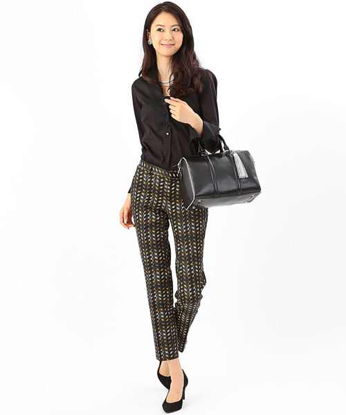 Demi-Luxe BEAMS(デミルクス ビームス)の「Demi-Luxe BEAMS / スプリット 2WAY ボストンバッグ(ボストンバッグ・レディース・ブラック/レッド・ONE SIZE)」の16枚目の写真