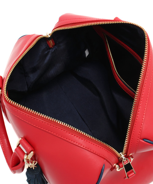 Demi-Luxe BEAMS(デミルクス ビームス)の「Demi-Luxe BEAMS / スプリット 2WAY ボストンバッグ(ボストンバッグ・レディース・ブラック/レッド・ONE SIZE)」の13枚目の写真