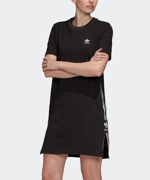adidas�i�A�f�B�_�X�j�́uT�V���c�h���X [Tee Dress] �A�f�B�_�X�I���W�i���X�i�����s�[�X�j�v�b�u���b�N