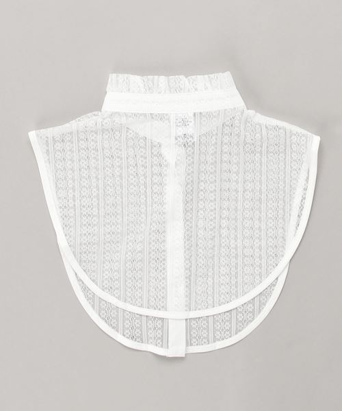 WEGO(ウィゴー)の「WEGO/総レース付け襟(付け襟・レディース・ホワイト・FREE)」の4枚目の写真