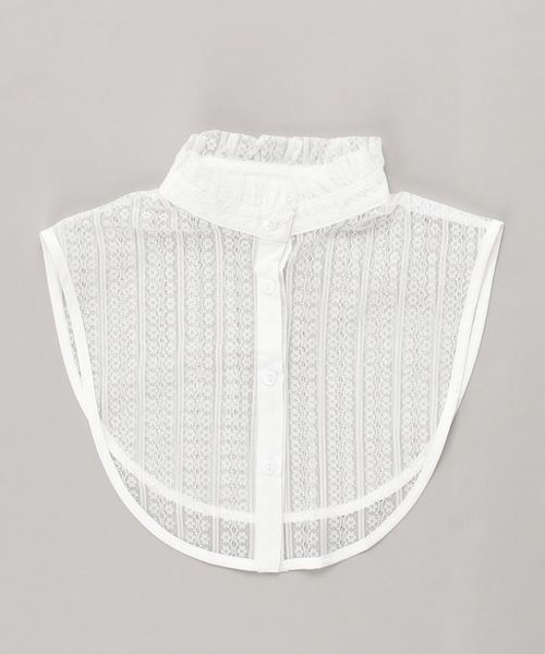 WEGO(ウィゴー)の「WEGO/総レース付け襟(付け襟・レディース・ホワイト・FREE)」の5枚目の写真