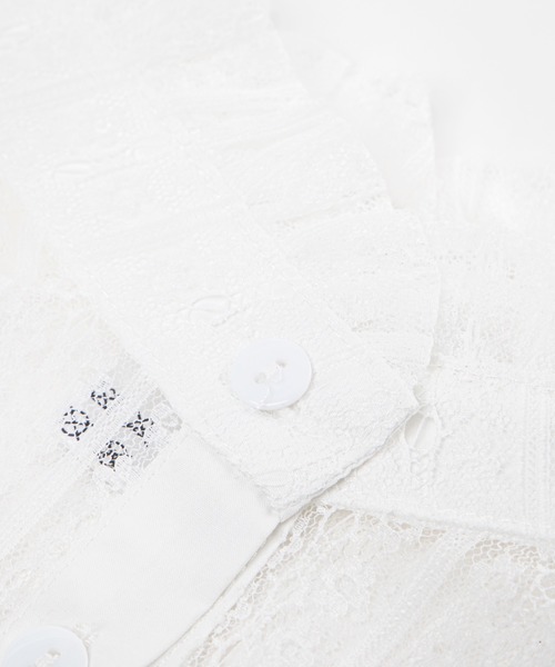 WEGO(ウィゴー)の「WEGO/総レース付け襟(付け襟・レディース・ホワイト・FREE)」の3枚目の写真