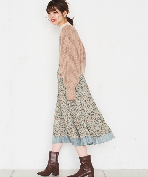 natural couture(ナチュラルクチュール)の「ぽわん袖ボレロ風カーディガン(カーディガン/ボレロ・レディース・アイボリー/モカ/イエロー・FREE)」の12枚目の写真