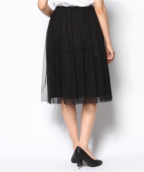 DISCOAT（ディスコート）の「通常販売開始！【Discoat】チュールひざ下スカート（スカート・レディース・アイボリー/ブラック/その他21・ﾌﾘ-）」の10枚目の写真