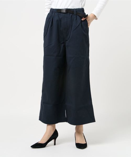 TIGORA(ティゴラ)の「ティゴラ ワイドパンツ(その他パンツ・レディース・ネイビー/アイボリー・S/L/M)」の1枚目の写真